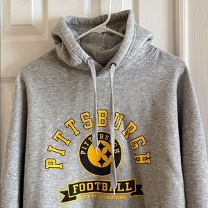 Pacifica Gray Pittsburgh Football Hoodie